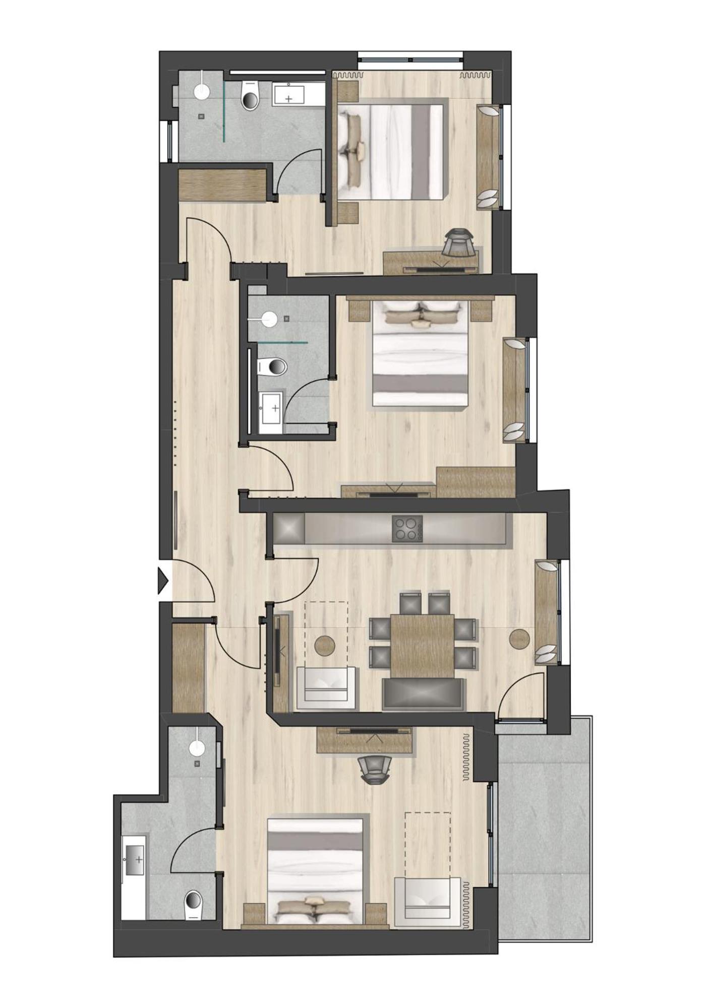 Haus Seldon Apartment *